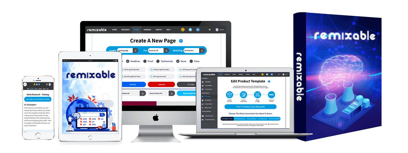 Remixable site builder review image
